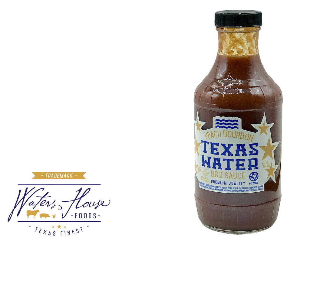 Texas Water Peach Bourbon BBQ Sauce
